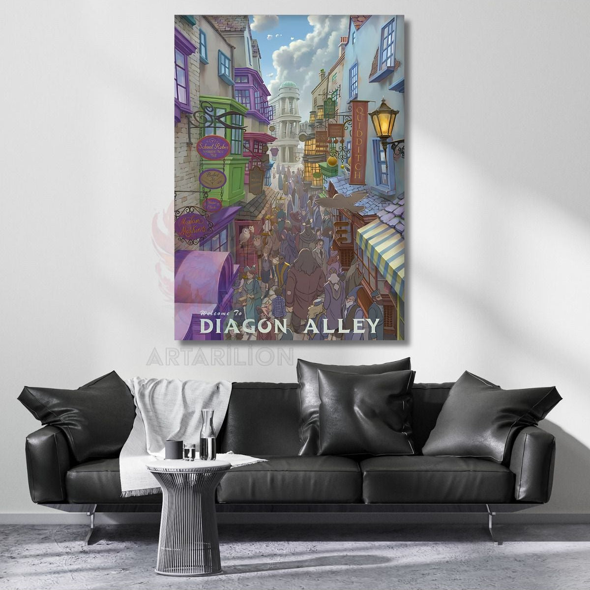 Kanvas Tablo Harry Potter Tablo Diagon Alley Dijital Baskı Kanvas Tablo Film Temalı Tablo