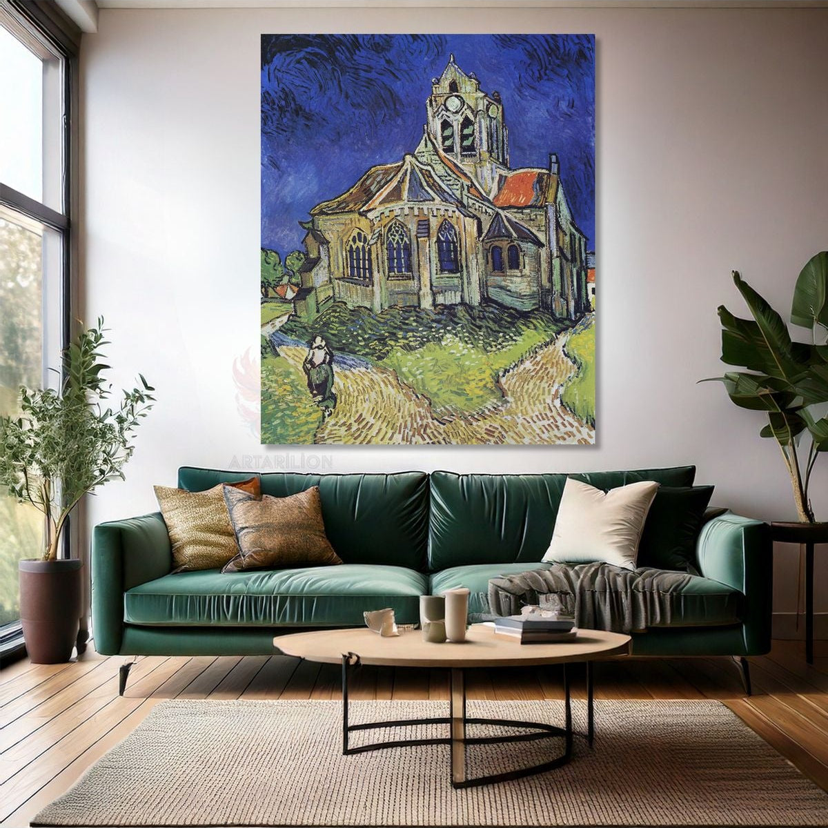 Van Gogh Yağlı Boya Görünümlü Empresyonizm Vangogh-1 Kanvas Özgün Tablo