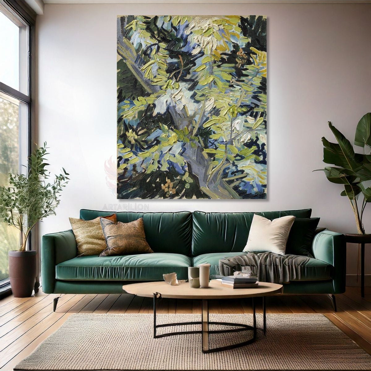 Van Gogh Empresyonizm Vangogh-1 Kanvas Minimal Tablo