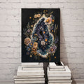 Canvas Digital HD Print Canvas Painting Crystal and Flowers Wall Art