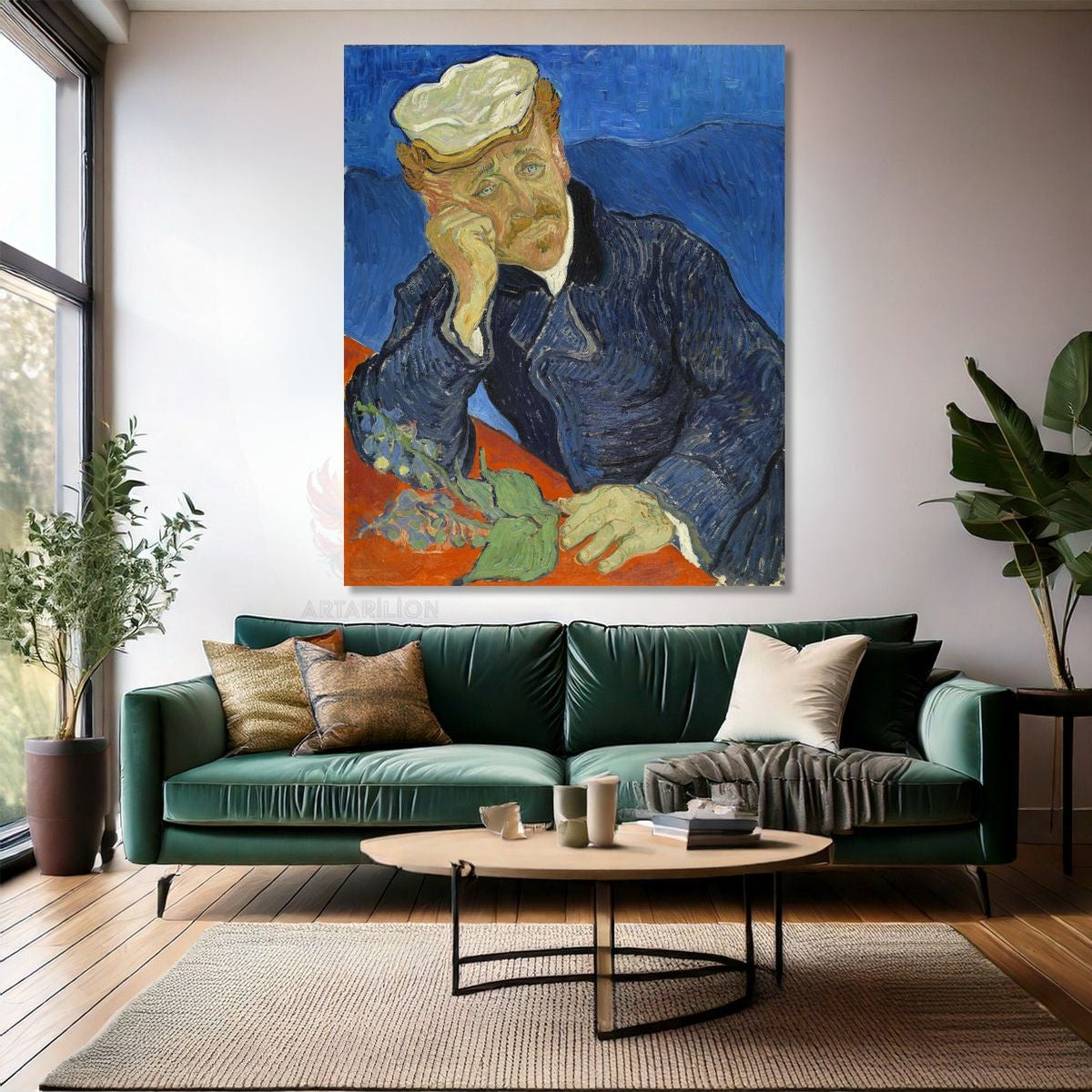 Van Gogh Kanvas Tablo Salon Tablosu Kanvas Duvar Tablosu Empresyonizm Tablo