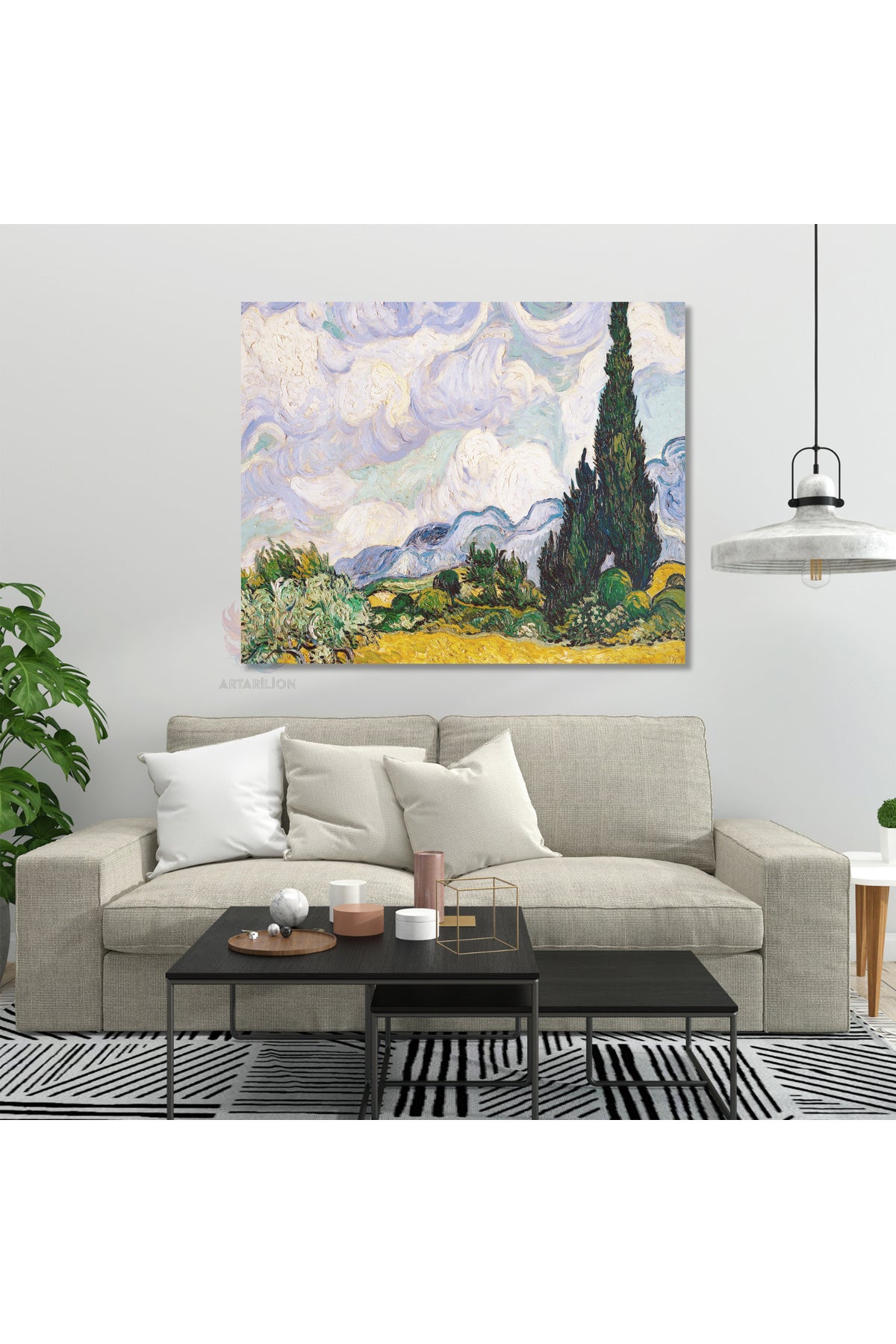 Van Gogh Van-gogh-9 Klasik Kanvas Tablo