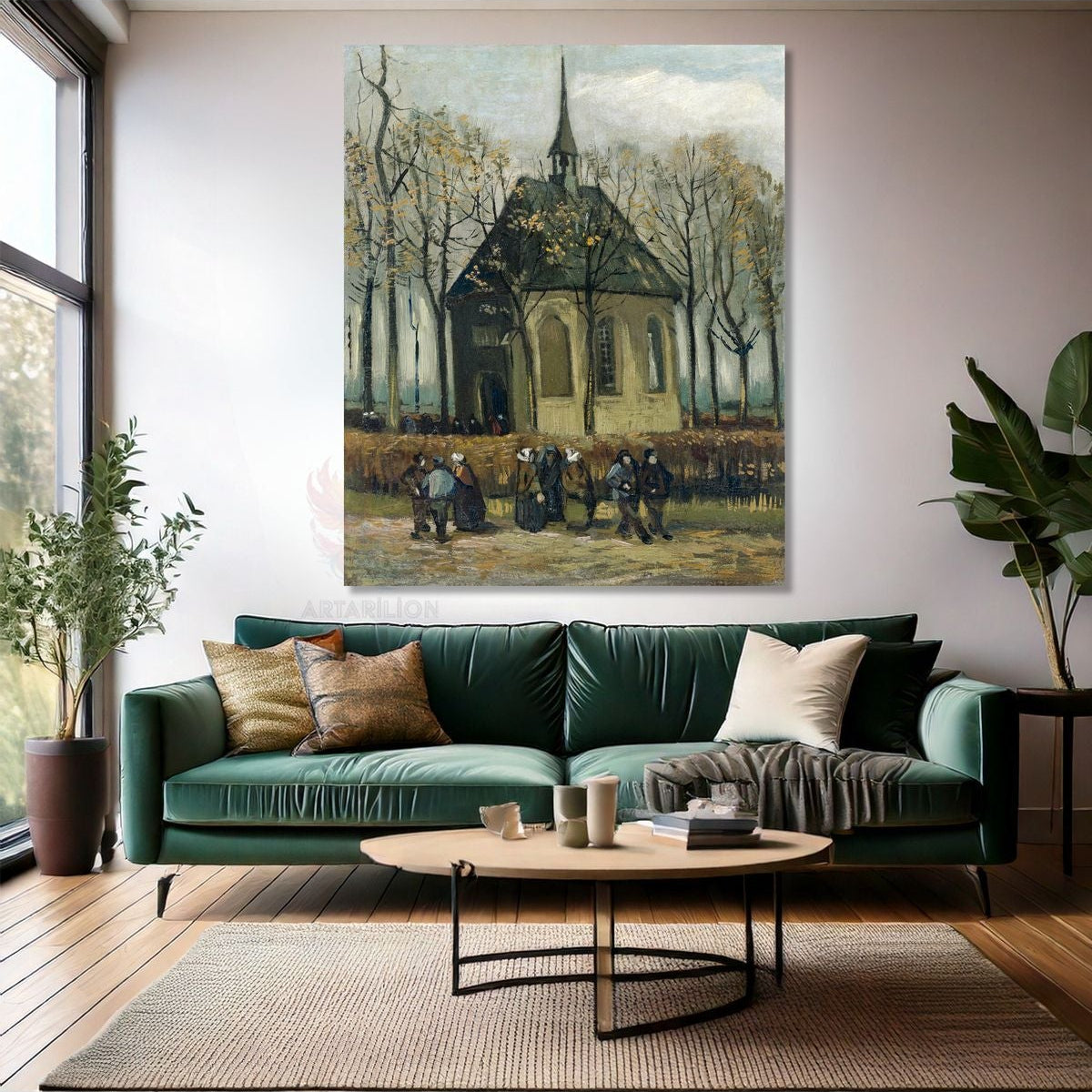 Van Gogh Dijital Baskı Klasik Tarz Empresyonizm Kanvas Tablo