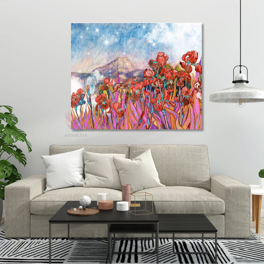 Kanvas Tablo Van Gogh Tablosu Ev Ofis Dekoru Van-Gogh-153 Klasik Duvar Tablosu