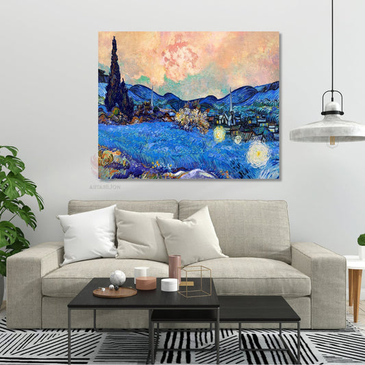 Kanvas Tablo Van Gogh Tablosu Ev Ofis Dekoru Van-Gogh-152 Klasik Duvar Tablosu