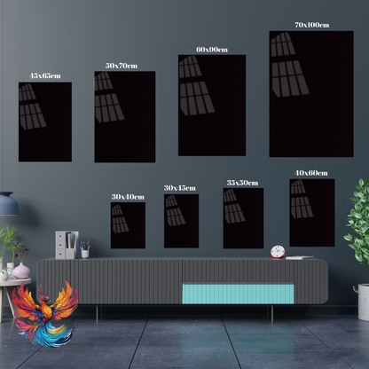 Cam Tablo Djital Baskı Salon Duvar Tablosu Manzara Tablosu
