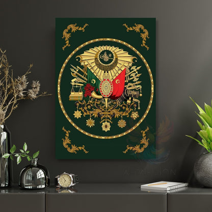 Ottoman Tughra Canvas Painting Wall Art Modern Home Decor Canvas Living Room Painting