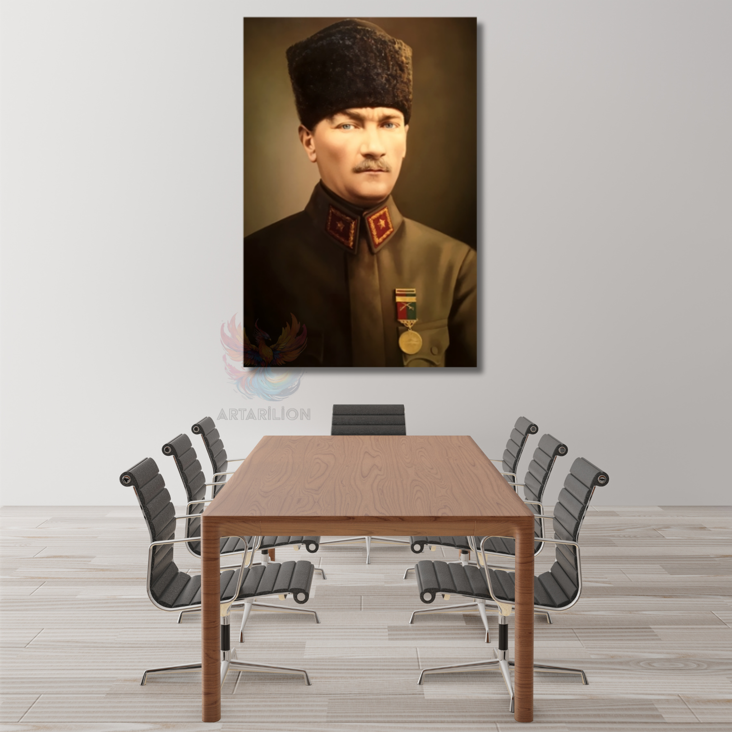 Atatürk Portresi Kanvas Tablo