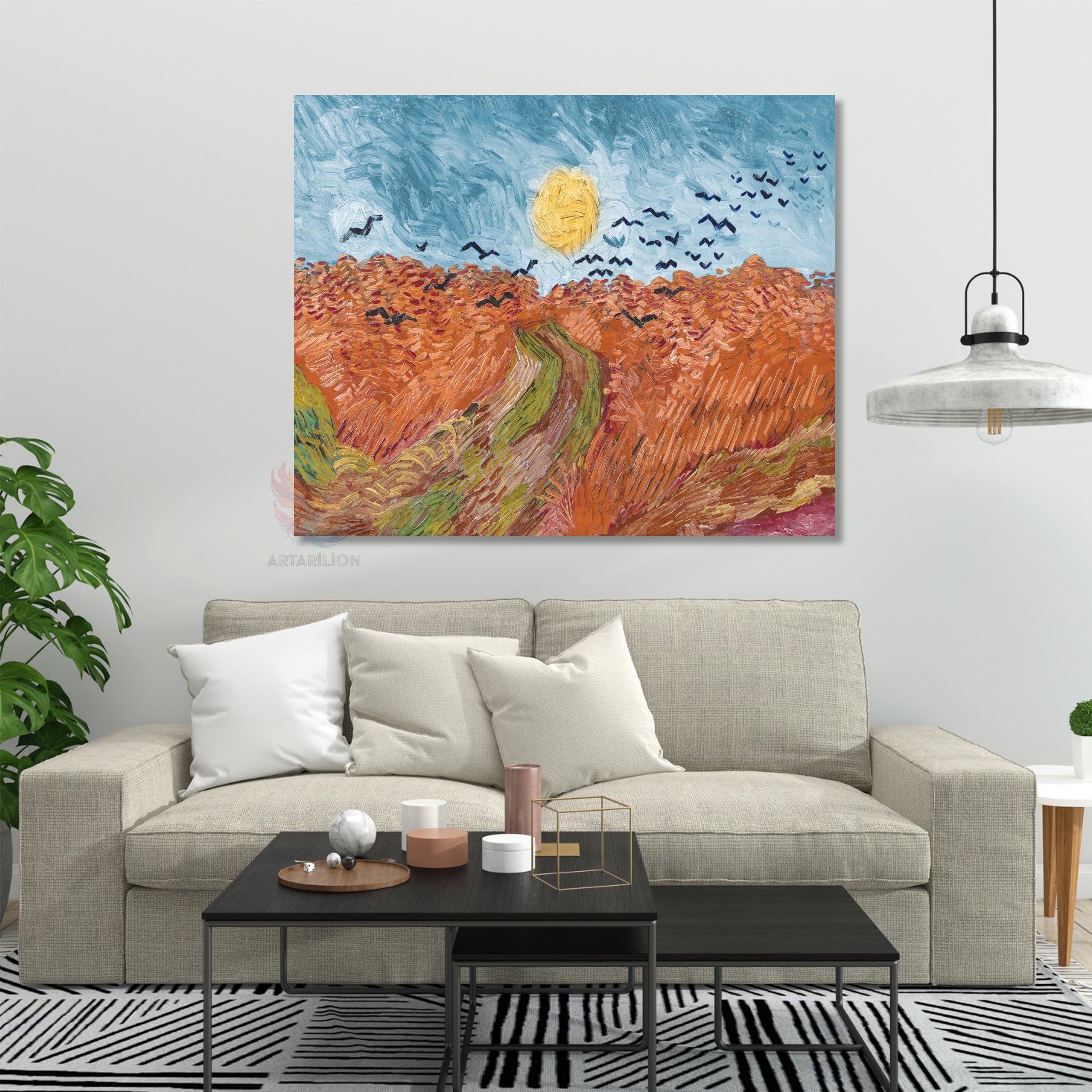Van Gogh Van-gogh-10 Klasik Kanvas Tablo