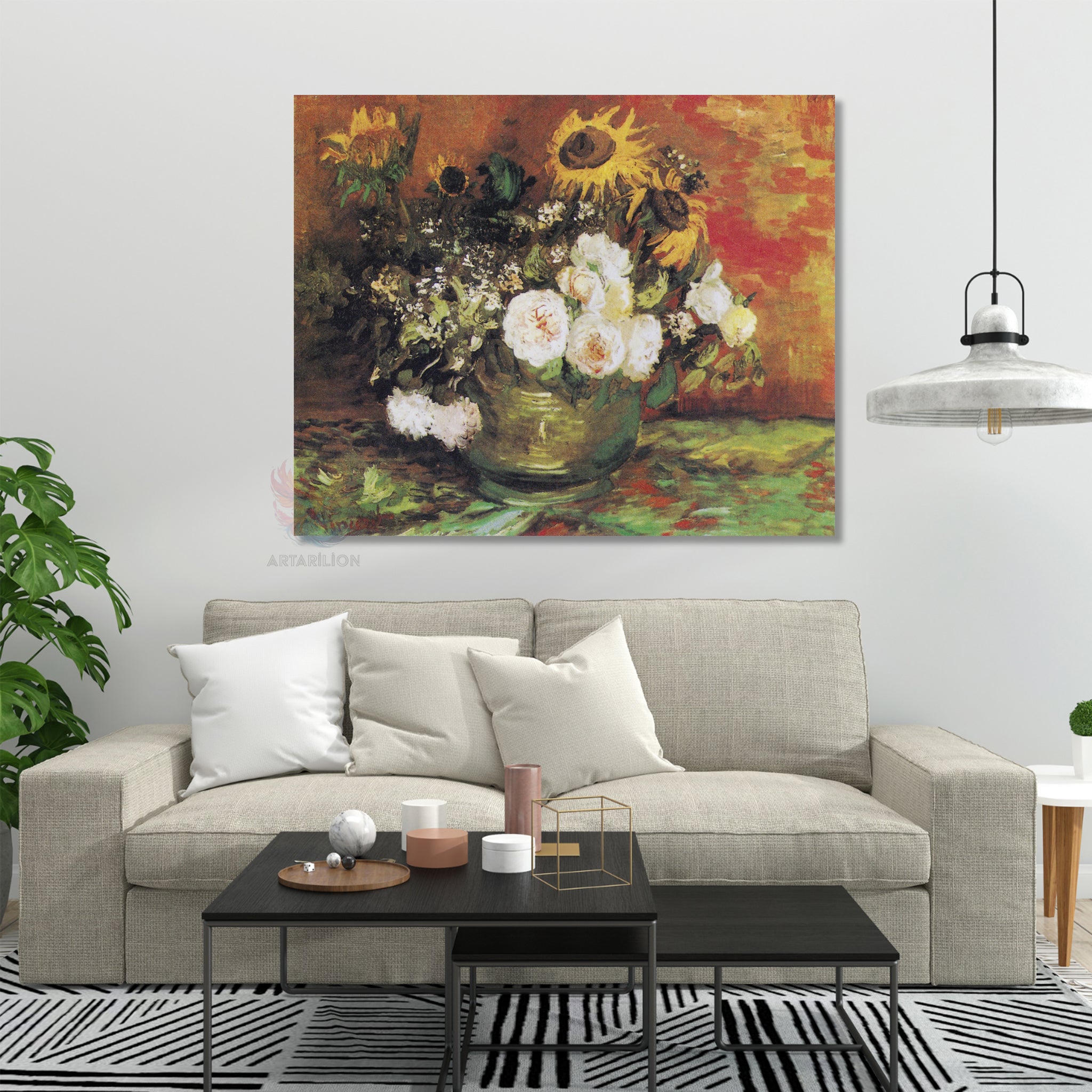 Van Gogh Van-gogh-106 Klasik Kanvas Tablo