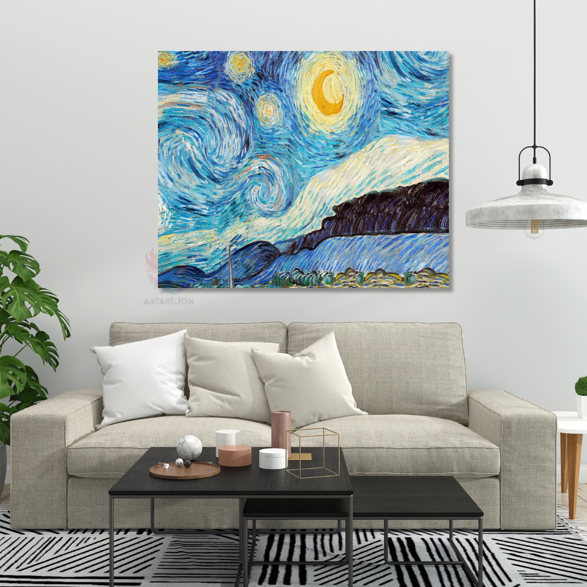 Van Gogh Van-gogh-117 Klasik Kanvas Tablo
