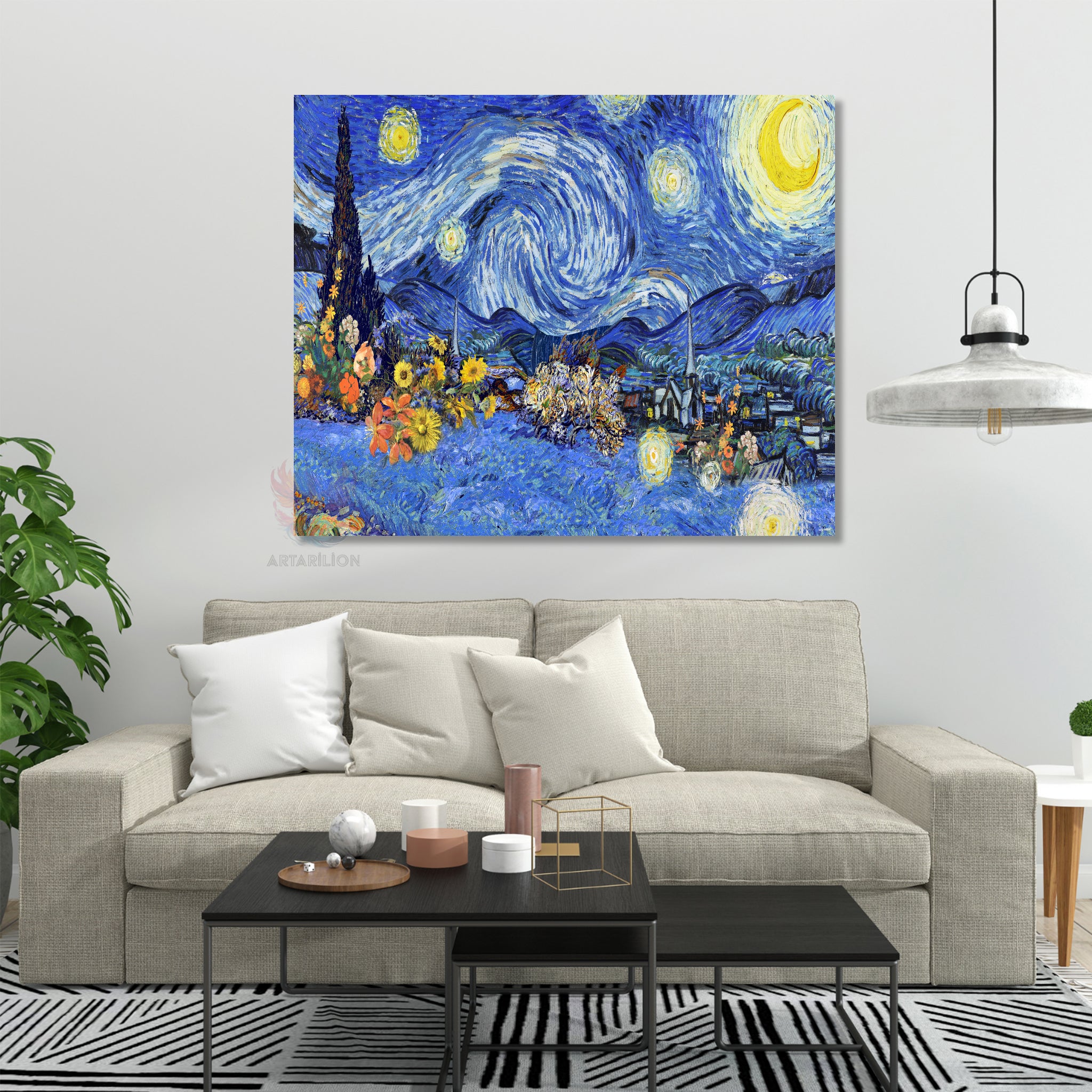 Van Gogh Van-gogh-123 Klasik Kanvas Tablo