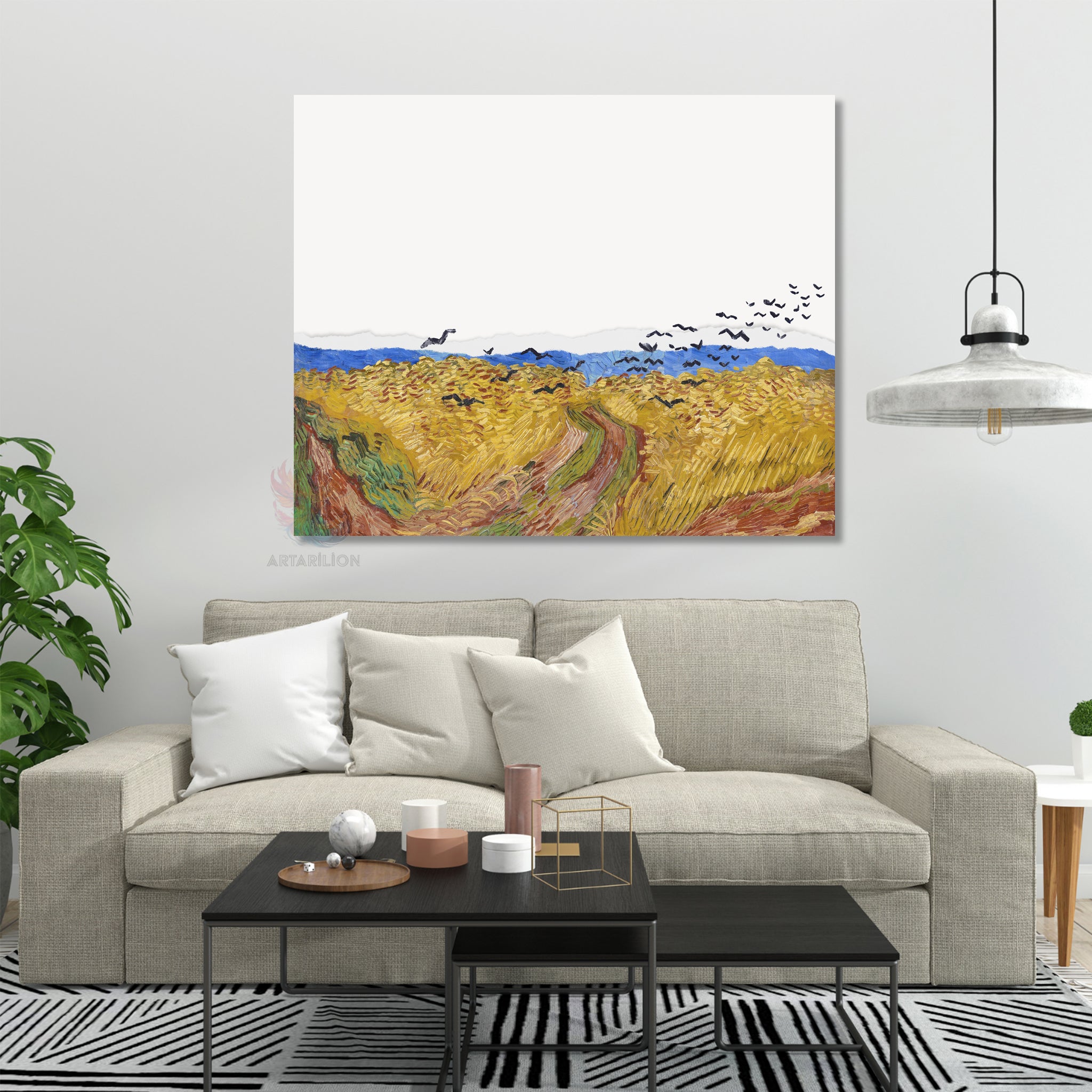 Van Gogh Van-gogh-125 Klasik Kanvas Tablo