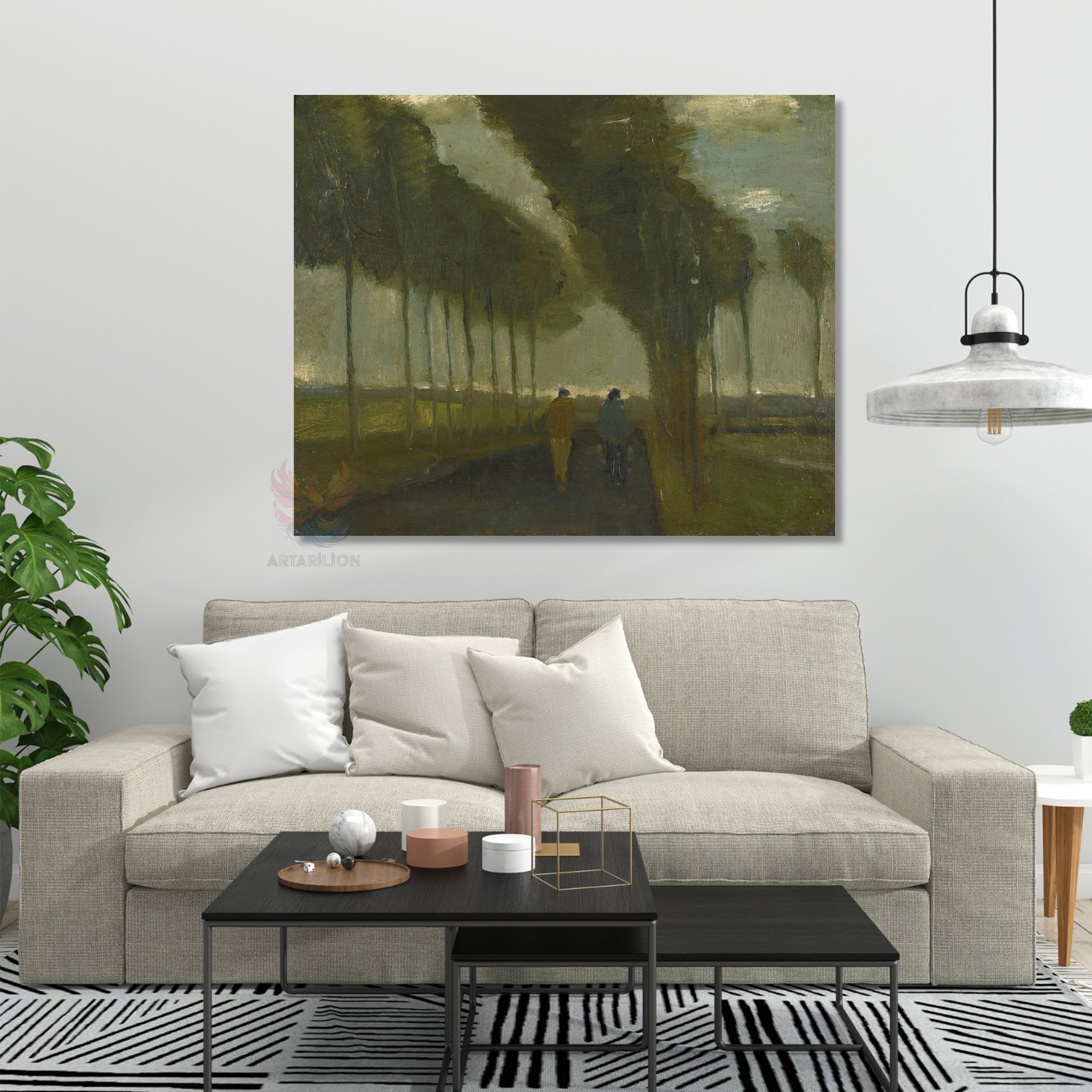 Van Gogh Yağlı Boya Görünümlü Klasik Kanvas Tablo