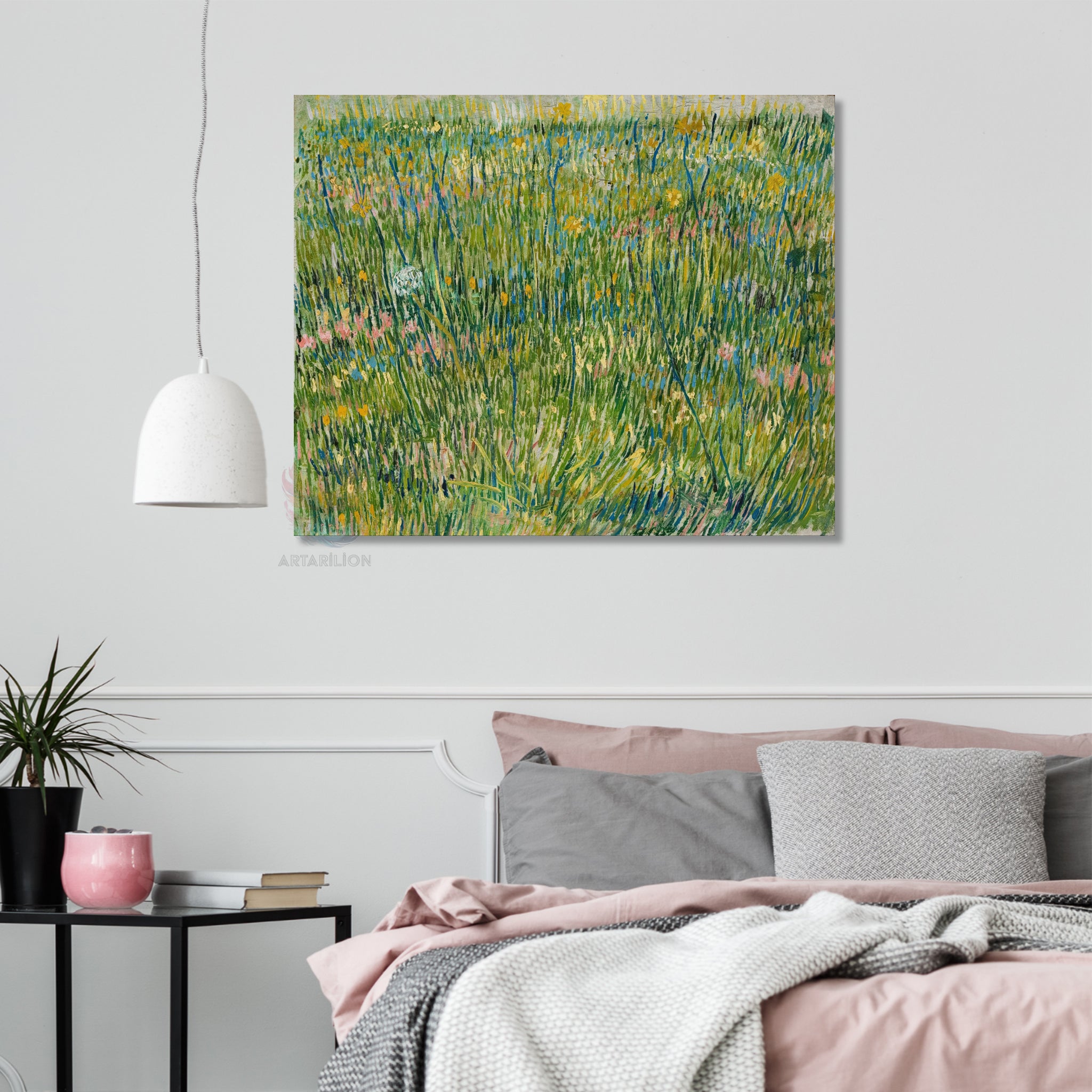 Van Gogh Klasik Duvar Çimen Kanvas Tablo