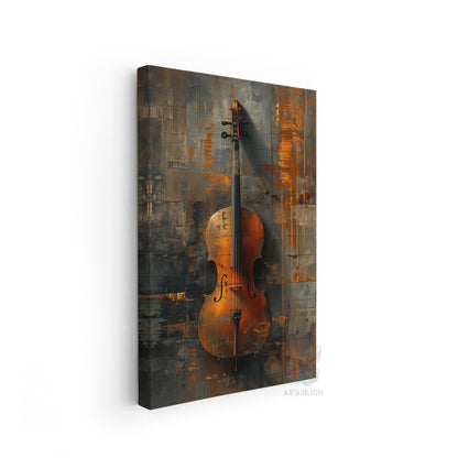 Kanvas Tablo Ev Ofis Duvar Tablosu Violin 2 Yeni Ev Hediyesi Kanvas Ev Dekoru