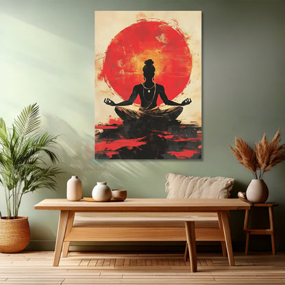 Kanvas Tablo Ev Ofis Duvar Tablosu Yoga Huzur Yeni Ev Hediyesi Kanvas Ev Dekoru