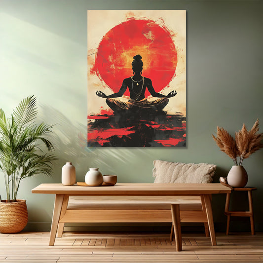 Kanvas Tablo Ev Ofis Duvar Tablosu Yoga Huzur Yeni Ev Hediyesi Kanvas Ev Dekoru