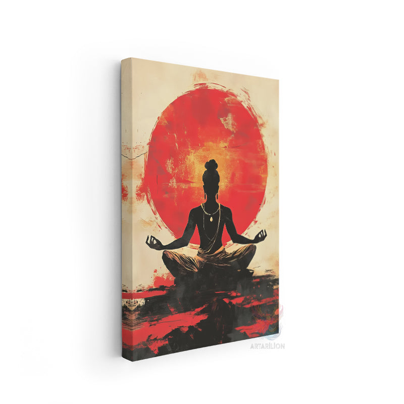 Yoga Huzur Kanvas Tablo