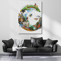 Canvas Anime Themed Painting HD Digital Printing Canvas Painting Game Room Painting