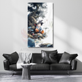 Glass Anime Painting Goku Dragon Ball Themed Digital Print Glass Painting Gamer Room Painting