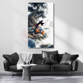 Canvas Anime Painting Goku Dragon Ball Themed Digital Print Canvas Painting Gamer Room Painting