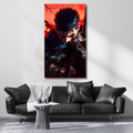 Canvas Anime Painting Guts Berserk Themed Digital Print Canvas Painting Gamer Room Painting