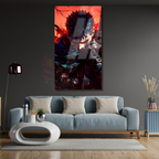 Glass Anime Painting Guts Berserk Themed Digital Print Glass Painting Gamer Room Painting