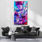 Glass Anime Painting Hisoka Hunterx Hunter Themed Digital Print Glass Painting Gamer Room Painting