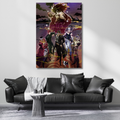 Canvas Anime Painting Jojo Themed Digital Print Canvas Painting Gamer Room Painting