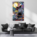 Canvas Anime Painting Law One Piece Themed Digital Print Canvas Painting Gamer Room Painting