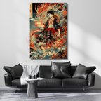Canvas Anime Painting One Piece Themed Luffy Digital Print Canvas Painting TV Series Movie Anime Painting