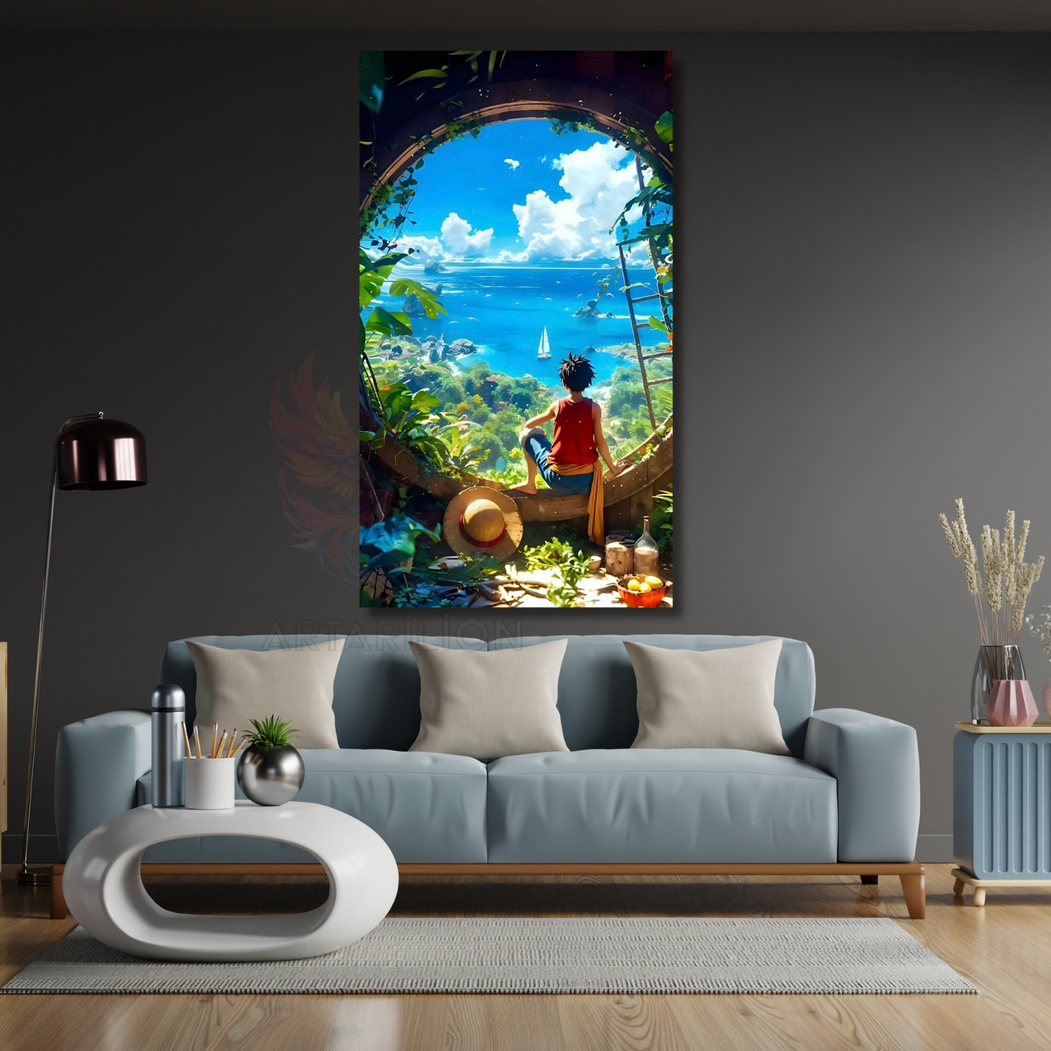 Anime One Piece Hd Dijital Kanvas Tablo