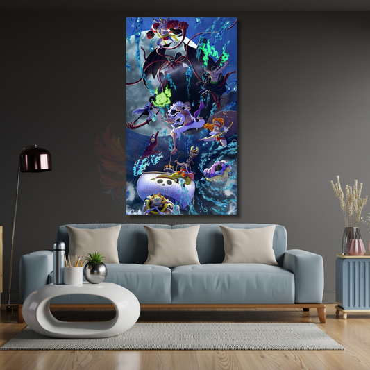 Kanvas Anime Tablosu One Piece Kanvas Hd Dijital Baskı Tablo Salon Dizi Film Tablosu