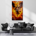 Glass Anime Painting One Piece Themed Zoro Digital Print Glass Painting TV Series Movie Anime Painting