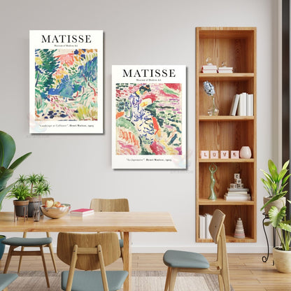 Dikey 2'li Kanvas Tablo Seti Henri Matisse Salon Ev  Ofis Tablosu Yeni Ev Hediyesi Baskı Tablo