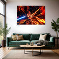 Canvas Painting, High Quality Canvas Wall Art, Dragon Slayer Anime Painting, New Home Gift