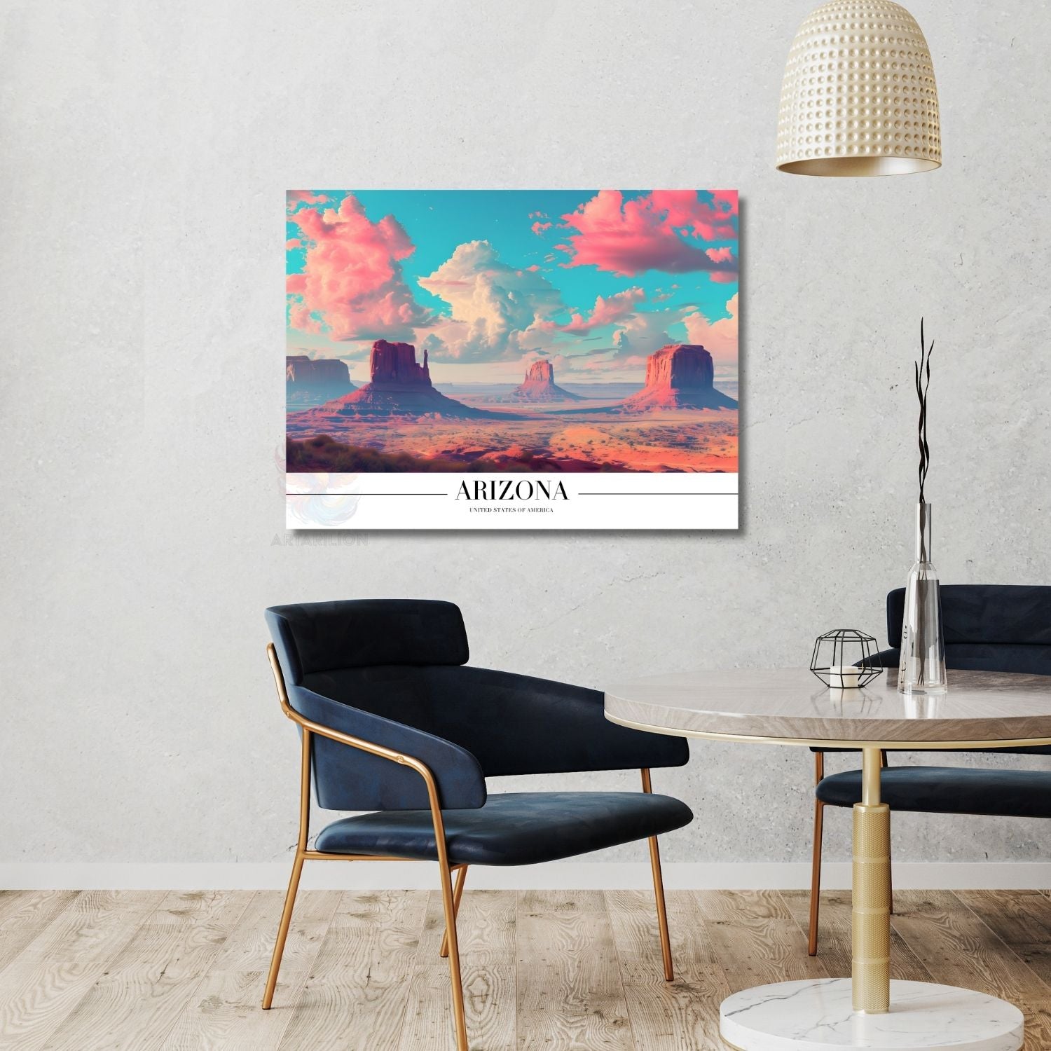 Arizona ABD Yatay Kanvas Tablo