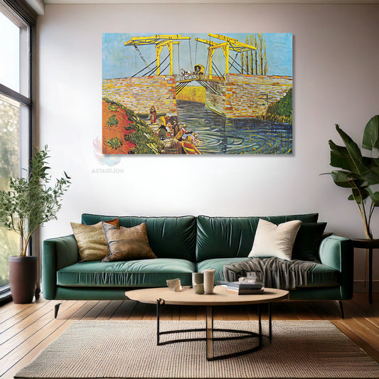 Kanvas Dikey Duvar Tablosu Kanvas Soyut Manzara2 Ev Ofis Salon Modern Duvar Tablosu