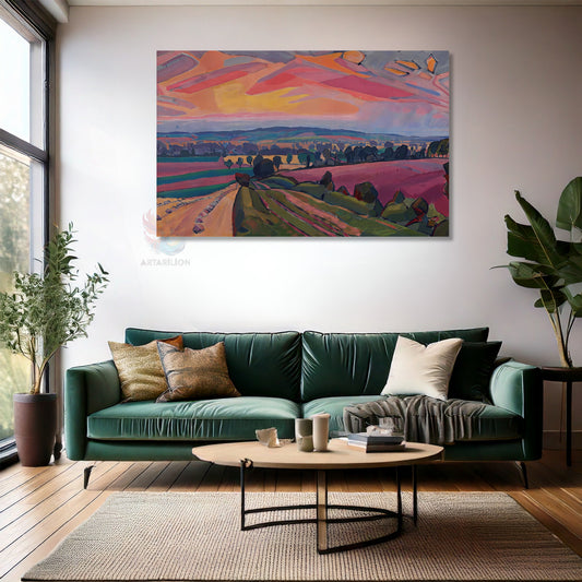 Kanvas Dikey Duvar Tablosu Kanvas Soyut Manzara4 Ev Ofis Salon Modern Duvar Tablosu