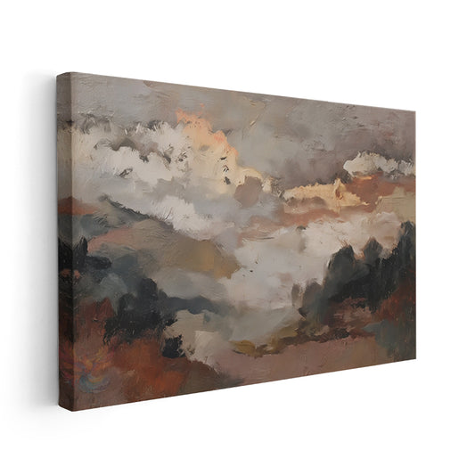 Kanvas Dikey Duvar Tablosu Kanvas Soyut Manzara5 Ev Ofis Salon Modern Duvar Tablosu