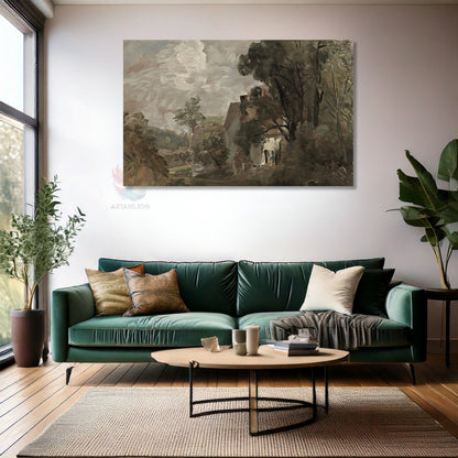 Kanvas Dikey Duvar Tablosu Kanvas Vintage Doga Manzarasi7 Ev Ofis Salon Modern Duvar Tablosu