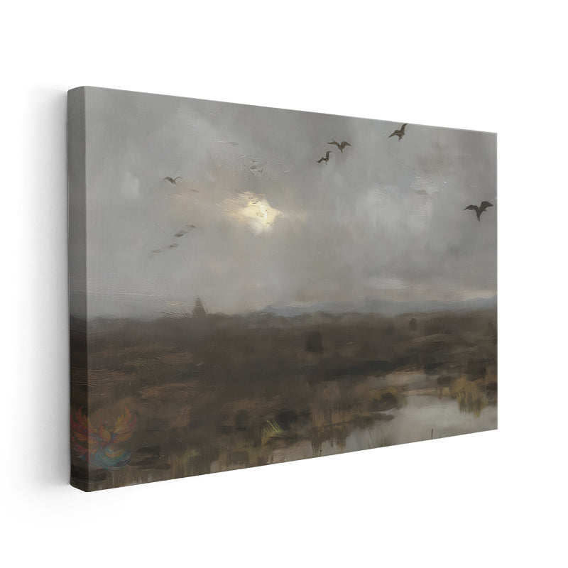 Kanvas Dikey Duvar Tablosu Kanvas Vintage Gokyuzu Ev Ofis Salon Modern Duvar Tablosu