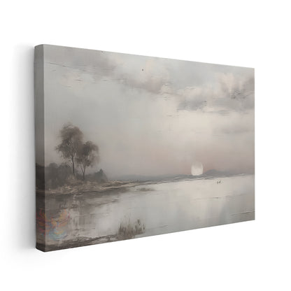 Kanvas Dikey Duvar Tablosu Kanvas Vintage Gun Batimi Ev Ofis Salon Modern Duvar Tablosu