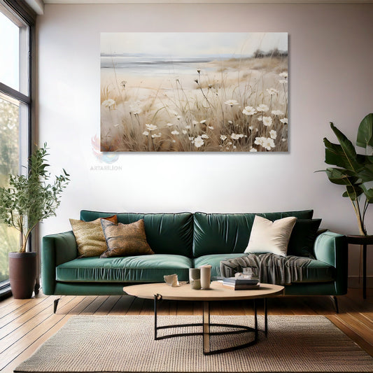 Kanvas Dikey Duvar Tablosu Kanvas Vintage Kir Manzarasi2 Ev Ofis Salon Modern Duvar Tablosu