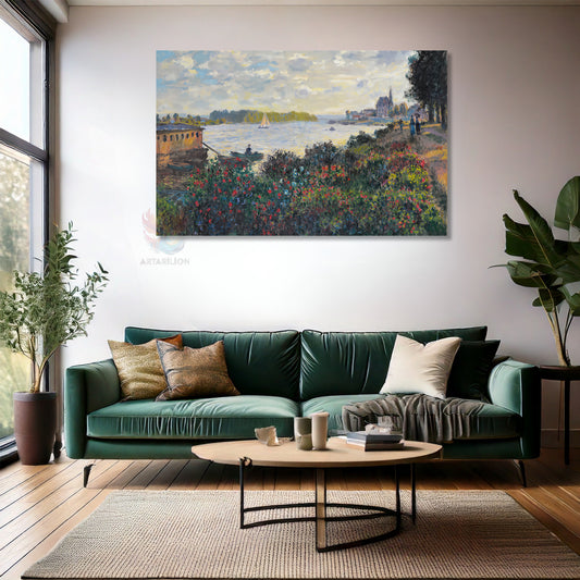 Kanvas Dikey Duvar Tablosu Kanvas Vintage Manzara3 Ev Ofis Salon Modern Duvar Tablosu