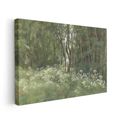 Kanvas Dikey Duvar Tablosu Kanvas Yesil Doga Manzarasi Ev Ofis Salon Modern Duvar Tablosu