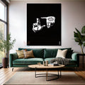 Canvas Vertical Wall Art, Canvas Anime Helsing, Home Office Living Room Modern Wall Painting