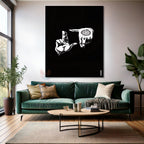 Canvas Vertical Wall Art, Canvas Anime Helsing, Home Office Living Room Modern Wall Painting