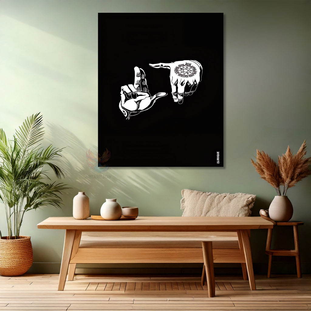Canvas Vertical Wall Art, Canvas Anime Helsing, Home Office Living Room Modern Wall Painting